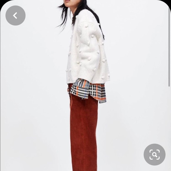 BLACK Polka Dot Zara Sweater - Picture 3 of 4